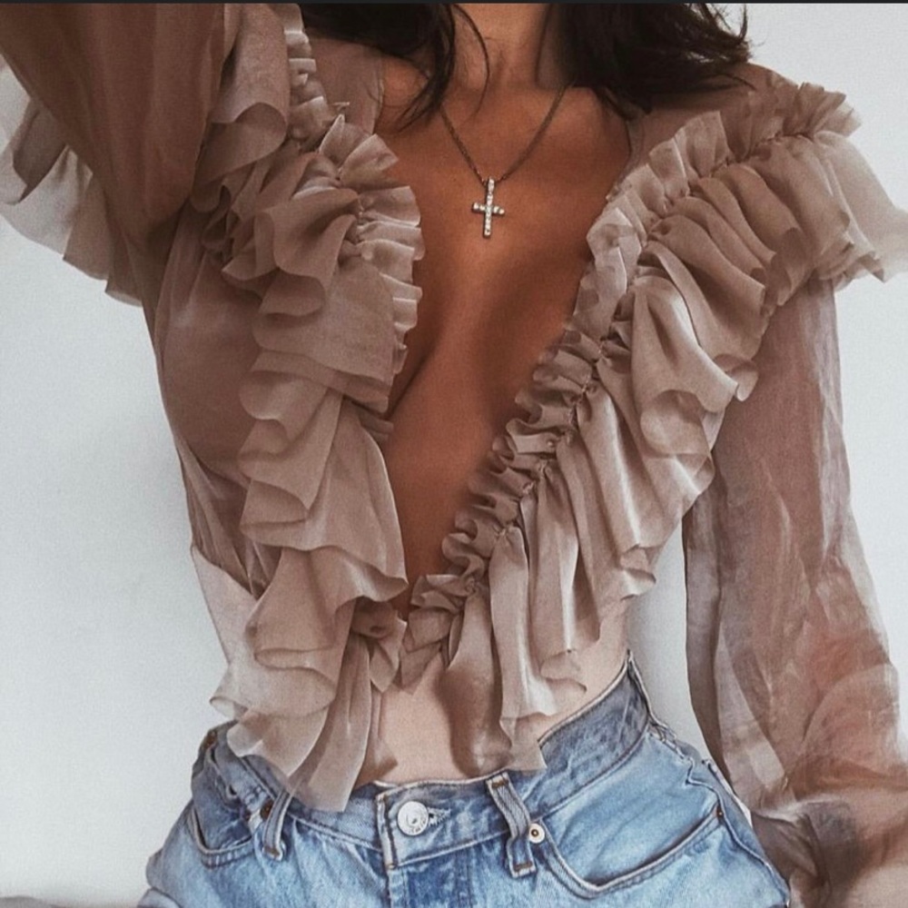 House of CB Anaya Bodysuit NWT